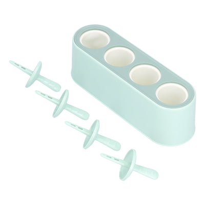 Ice Cream Mold Durable Reusable Food Grade Silicone Mould DIY Tools for Home KitchenGreen
