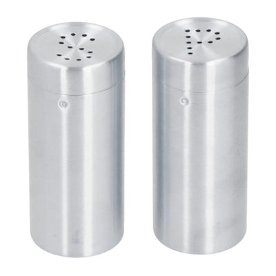 2pcs Spice Jar Stainless Steel Seasoning Bottle Salt and Pepper Shaker Kitchen ToolStainless Steel Color
