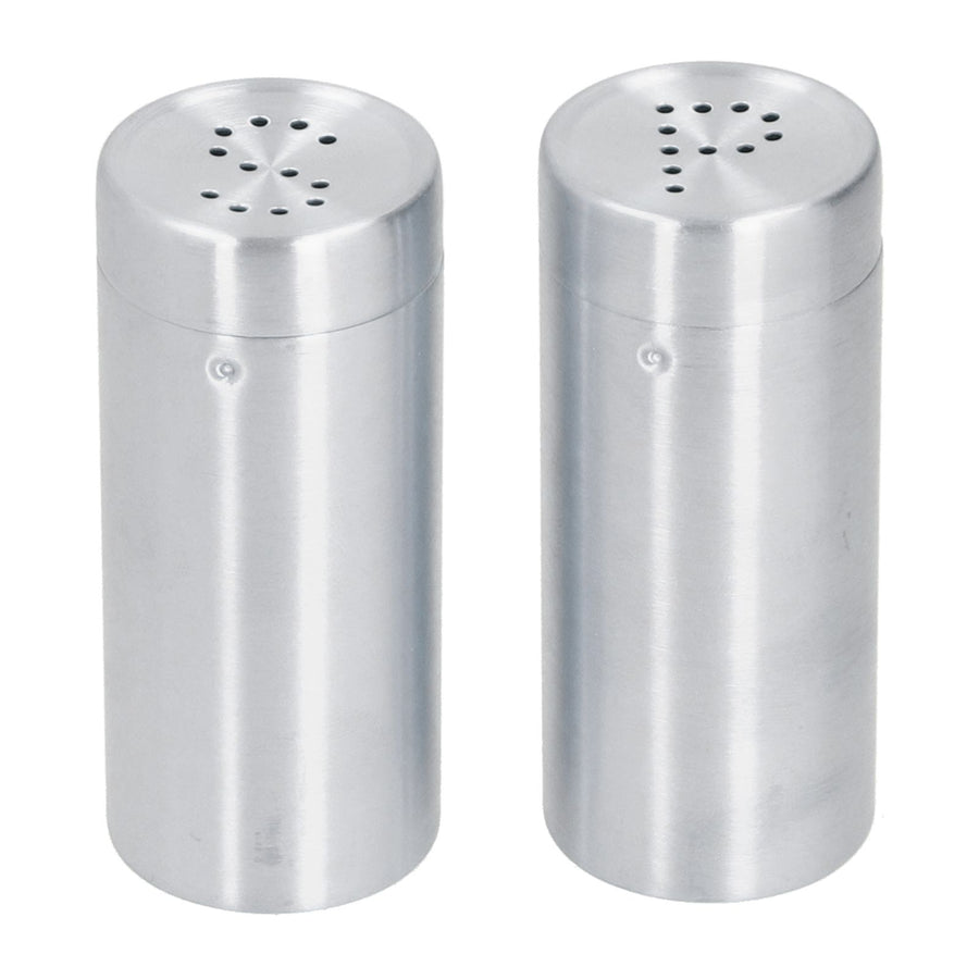 2pcs Spice Jar Stainless Steel Seasoning Bottle Salt and Pepper Shaker Kitchen ToolStainless Steel Color