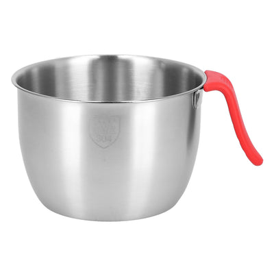 Stainless Steel Mixing Bowl with Handle Non Slip Deepen Splashproof Egg Whisking Bowl for Salad Serving3600ML