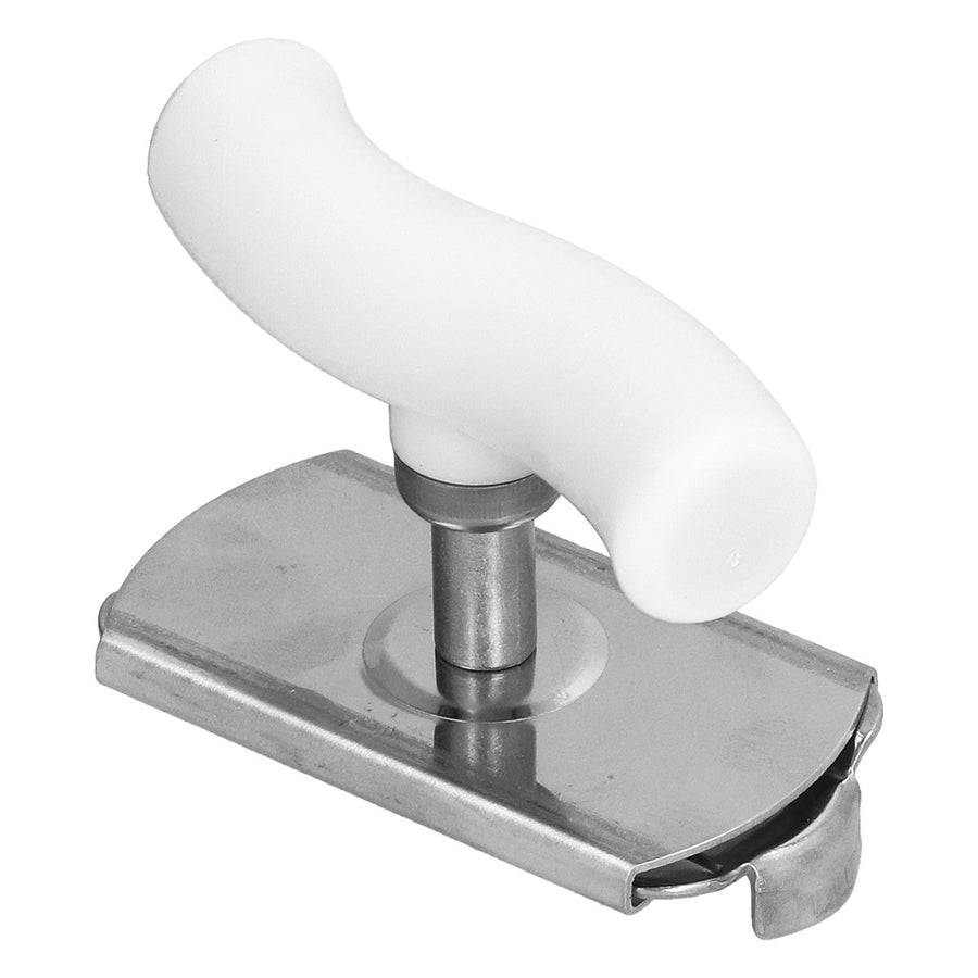 Stainless Steel Can Opener Portable Manual Bottle Opener with Ergonomic Handle Convenient to Use for KitchenWhite