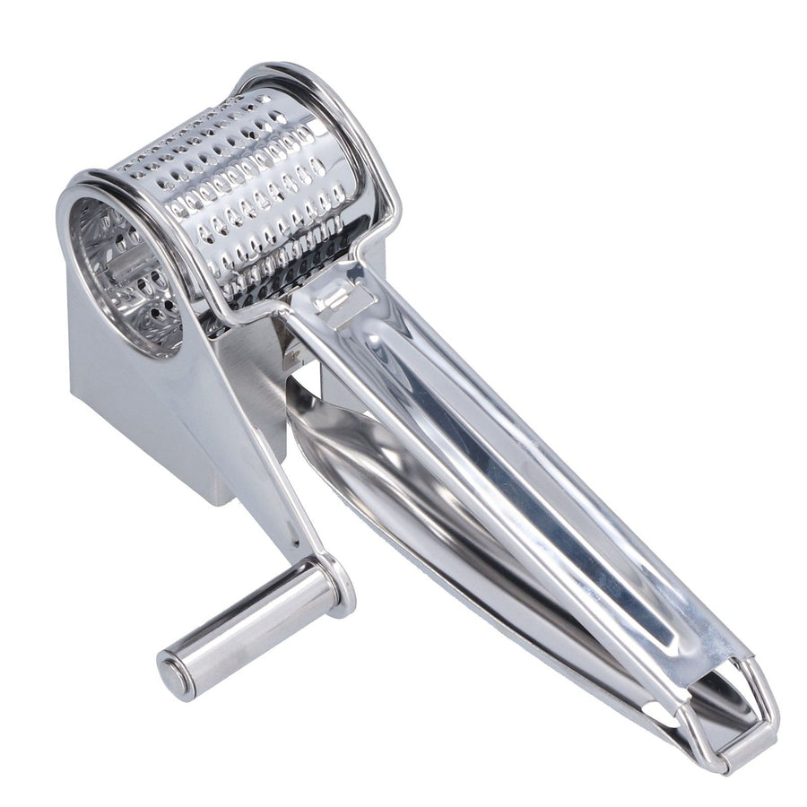 Cheese Grater Handhold Rotarting Stainless Steel Cheese Shredder for Household Chicken Cheese Walnut Nuts