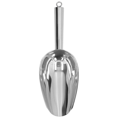 Ice Scooper Stainless Steel U Shaped Sturdy Food Grade Ice Bucket Scoop for Home Hotel Restaurant Stainless Steel Color