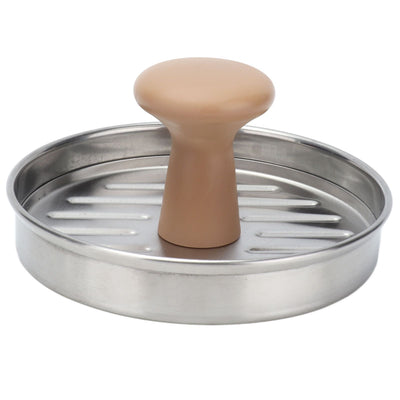 Hamburger Meat Press Stainless Steel Burger Making Tool with Plastic Handle Patty Maker Mold