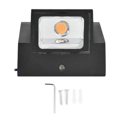 Outdoor Wall Light 5W COB Warm Light Source No Flicker IP65 Waterproof Lamp for Corridor Courtyard 85‑265V