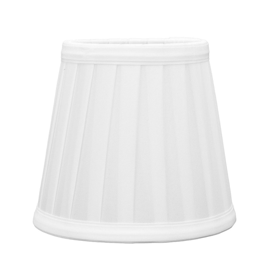 2Pcs Small Lamp Shades Wearproof Smooth Exquisite Lightweight Safe Convenient Table Lampshade0205 White