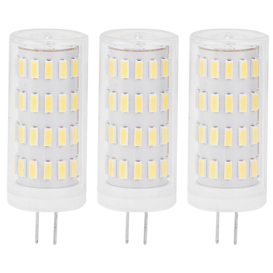 3PCS G4 LED Bulb 5W T3 JC Type Double Pin Base AC DC12‑24V Dimmable Outdoor Landscape BulbWarm Light