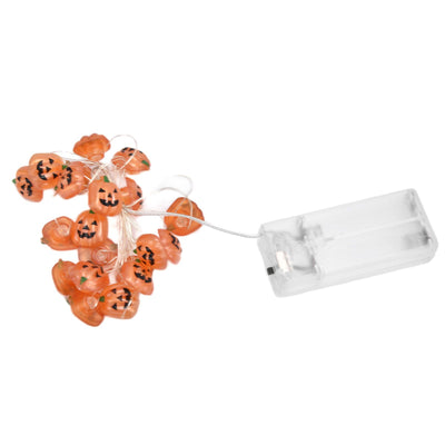 2m 20LED Pumpkin String Lights Battery Powered Decorative Lamp for Outdoor Indoor Halloween Party Haunted House