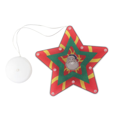 LED Christmas Cup Pendant Light LED Christmas Window Hanging Light with Suction Cup