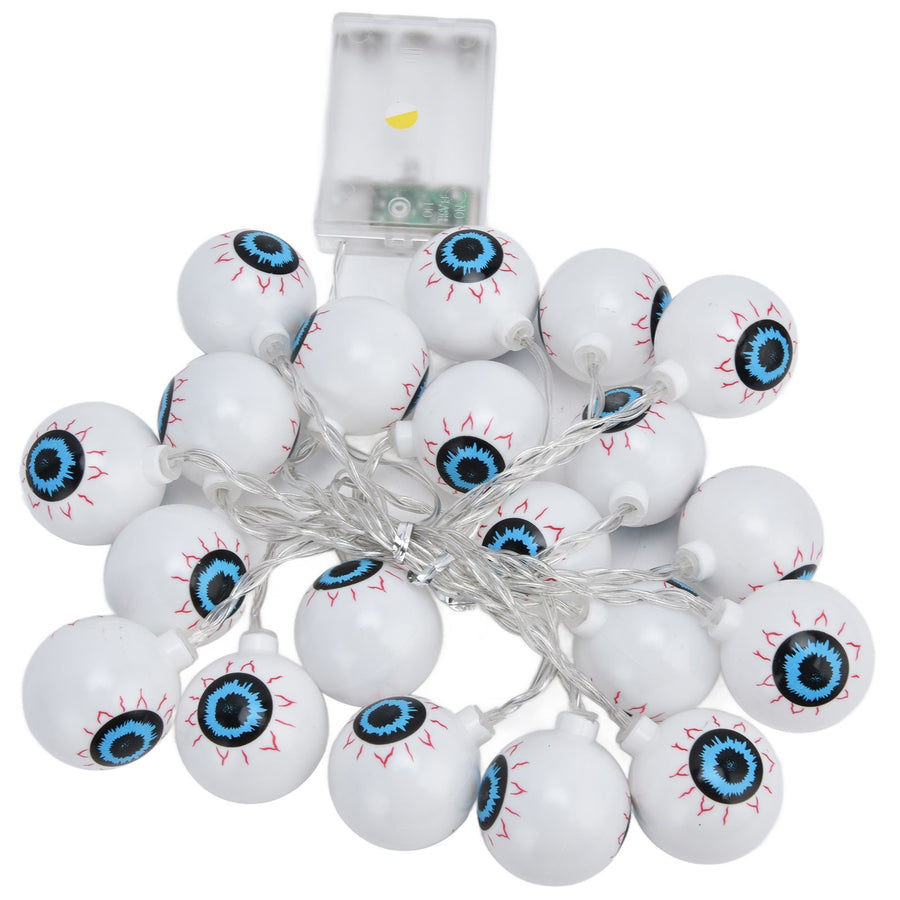 20LED String Light 9.8ft Halloween Ghost Eyeball String Light Bedroom Christmas String Light for Festival Decoration