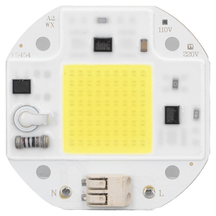 COB Lamp Bead High Power LED Chip High Brightness Drive Free for DIY Lamp Floodlight Indoor Lighting 220V50W Cold White 5800K-6500K