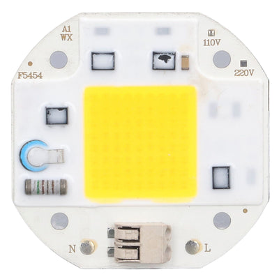 COB Lamp Bead High Power LED Chip High Brightness COB Light Emitter Drive Free for DIY Lighting 110V70W Warm White 2800K‑3500K