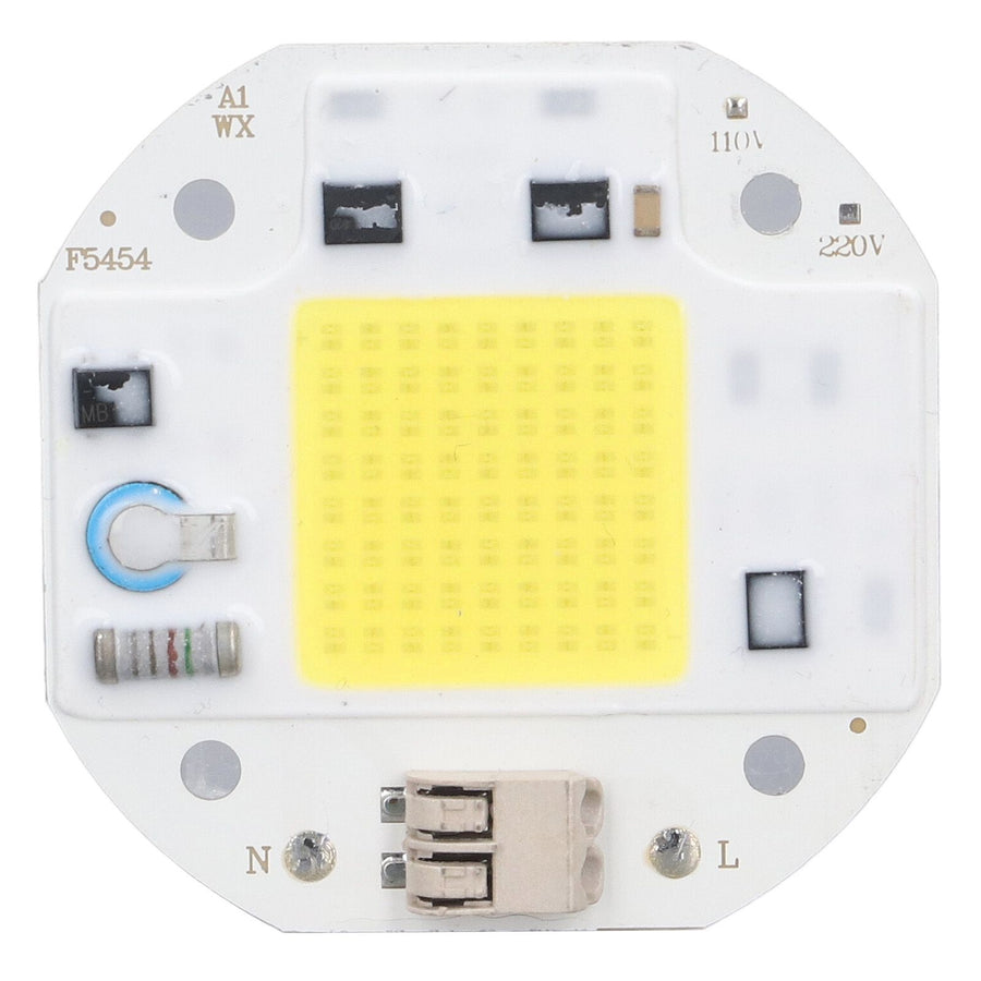 COB Lamp Bead High Power LED Chip High Brightness COB Light Emitter Drive Free for DIY Lighting 110V70W Cold White 5800K-6500K