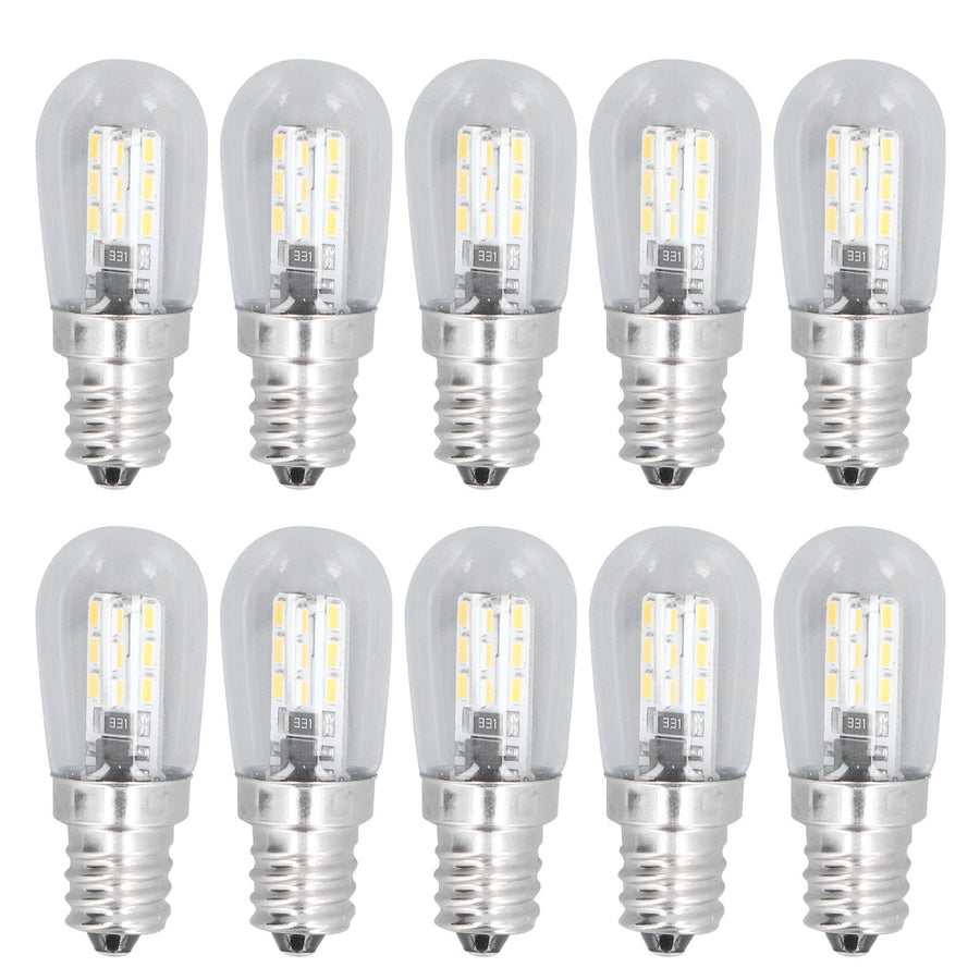10PCS LED E12 Light Bulb Glass Small Ceiling Lamp Bulb 500LM Wall Lamp Bulb for Bedroom Office 220V