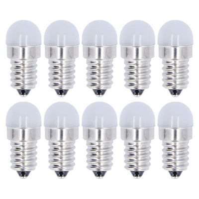 10pcs E14 Bulbs Energy Saving Warm White Light LED Small Bulbs for Ceiling Lamp Wall Lamp 500lm 1.5W 24V