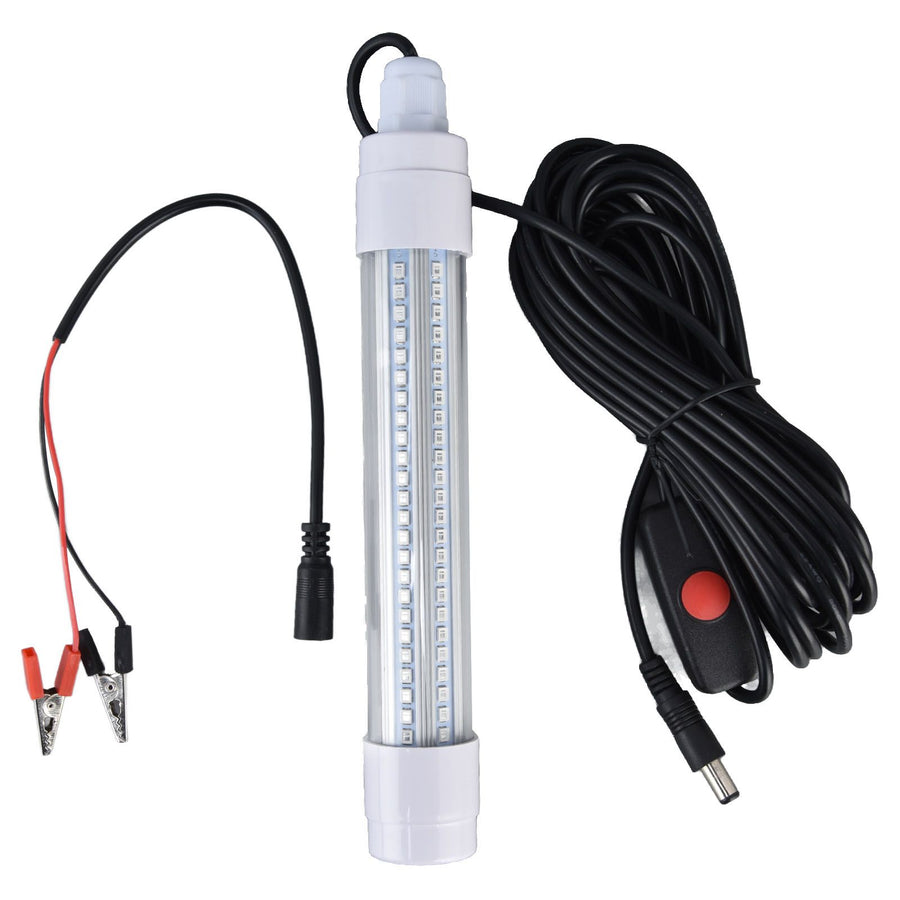 Submersible Fishing Light 16W AC12‑36V 1300lm LED Night Fishing Lure Bait Finder for Fish Tank AquariumWarm Light