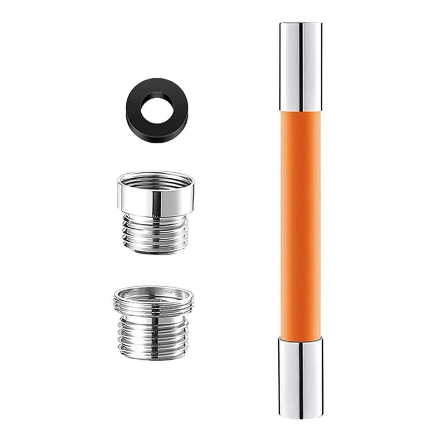 Universal Extension Tube with Connector 360° Free Bending Faucet Extender for Bathroom Sink Faucet for Kitchen and Bathroom