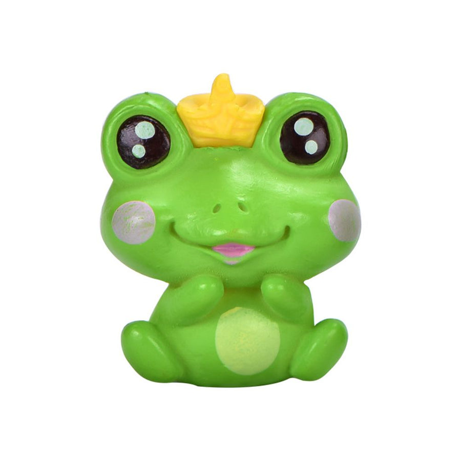 6Pcs Plastic Animal Cartoon Frog Micro Landscape Little Figurine Garden Ornaments Fish Tank Doll Decoration