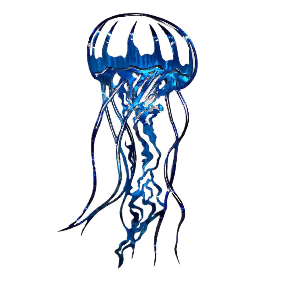 Metal Art Sailfish Sea Turtle Jellyfish Interior Decoration Crafts Wall Hanging Mount Decoration Home Decor Gift