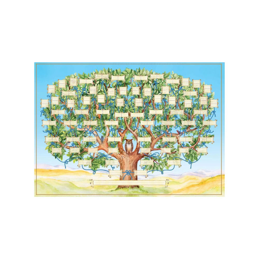 Family Tree Chart Family Tree Diagram 6 Generation Fillable Ancestry Chart DIY Canvas Genealogy Gifts Wall Decor