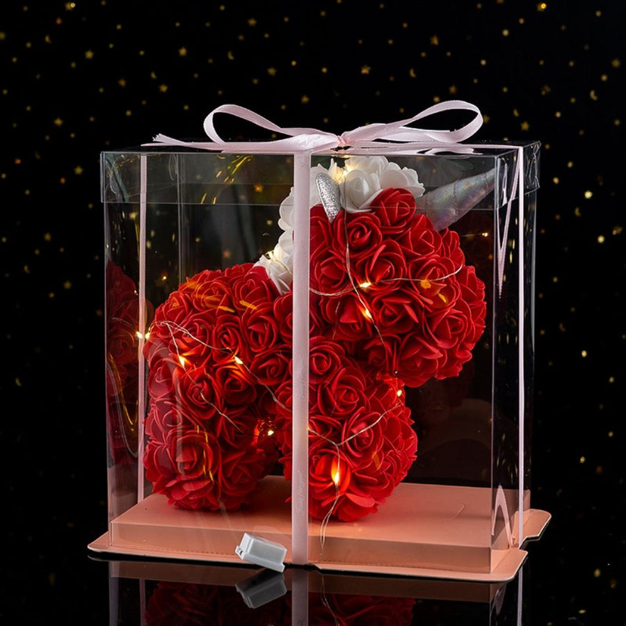 Valentine's Day Gift Rose, LED PE Flower, Christmas Decorations