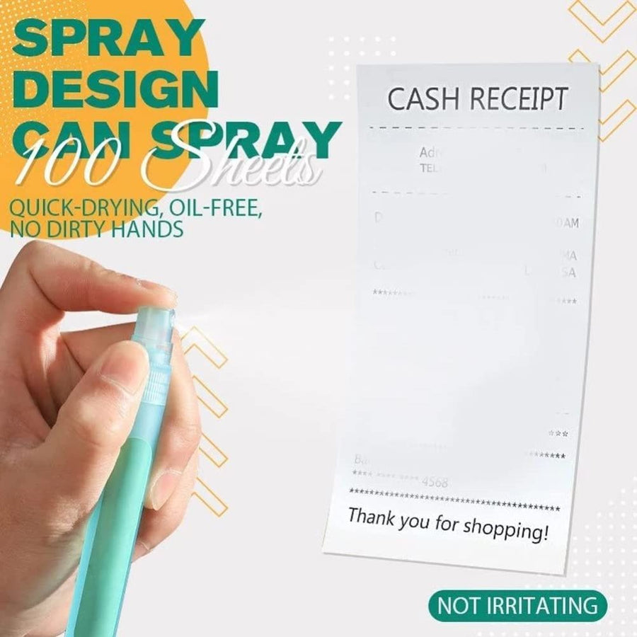 Thermal Sensitive Paper Correction Spray Portable Information Coverage Fluid Express Parcel Smear Coverer