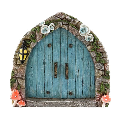 Fairy Door for Trees Miniature Fairy Garden Outdoor Decor Accessories Yard Art Sculpture Decoration for Kids Room Wall Trees