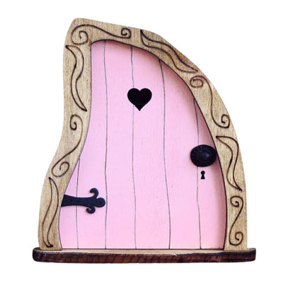 Fairy Door for Trees Miniature Fairy Garden Outdoor Decor Accessories Yard Art Sculpture Decoration for Kids Room Wall Trees
