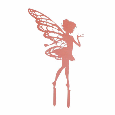 Decorative Garden Stakes Fairy Silhouette Metal Yard Stakes Arts Outdoor Garden Decor Spring Decor