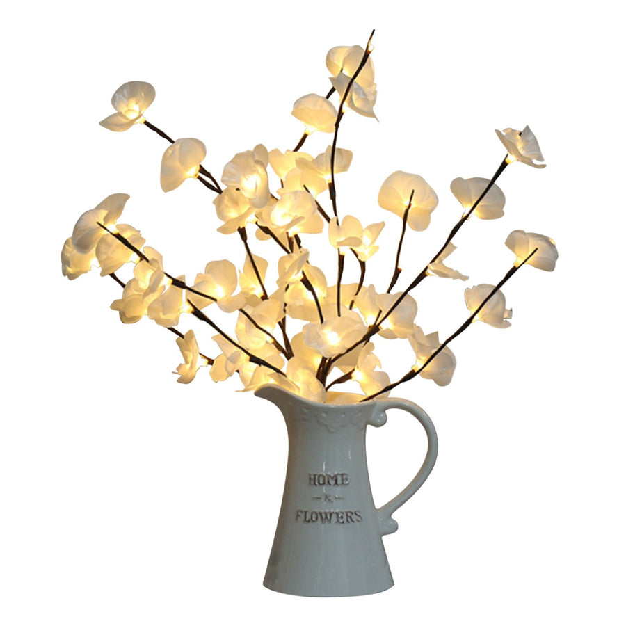 LED Simulation Phalaenopsis Tree Branch Light Home Interior Scenery Christmas Festival Decorative Light Branch Light String