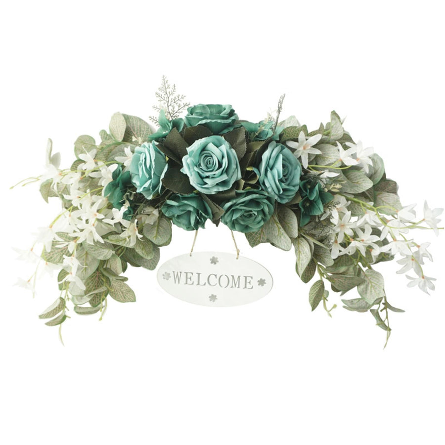 Artificial Flower Decoration Artificial Rose Flower Wreath Door Threshold Home Wedding Party Wall Decor
