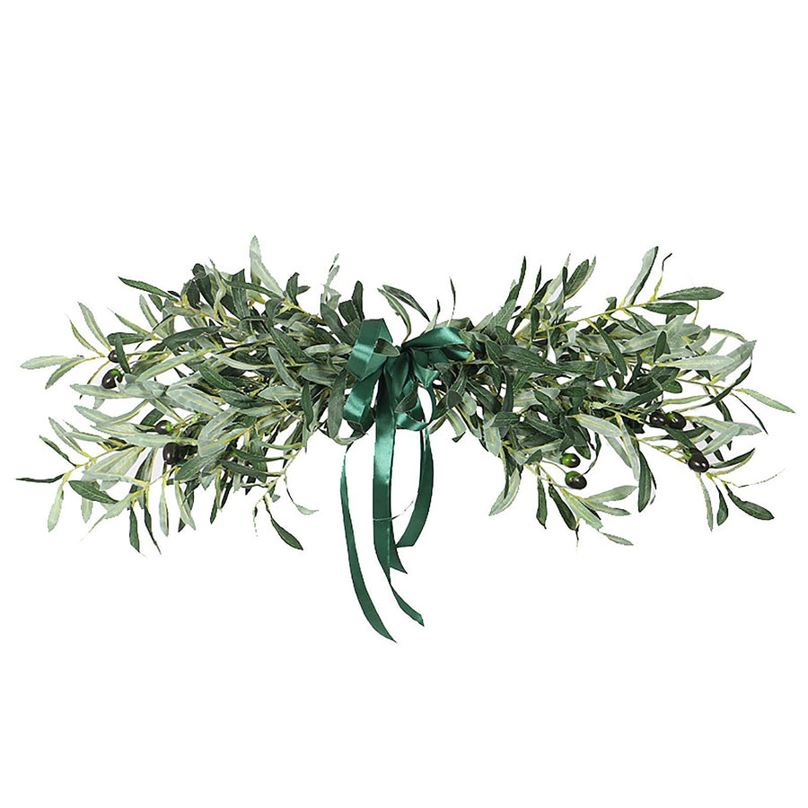 Simulation Olive Lintel Wreath Wall Hanging Lintel Garland Wedding Home Decoration