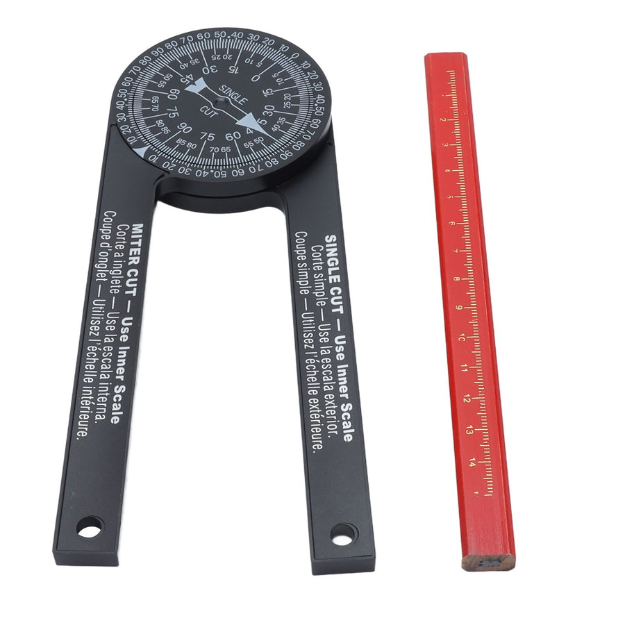 Angle Finder 360 Degrees Easy Measurement Free Rotation Portable Size Accurate Miter Saw Protractor for Woodworking