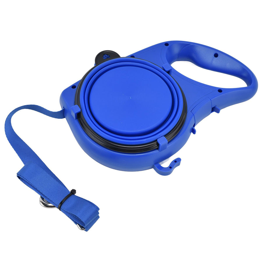 Pet Leash Multifunction Hollow Inside Multicolor Optional Lightweight Portable Small Dog LeashBlue