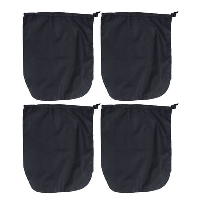 4PCS Car Rearview Mirror Protective Cover 190T Polyester Taffeta Faucet Frost Guard CoverBlack
