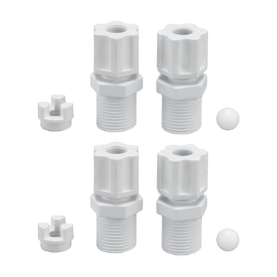 2Set Check Valve Inlet Fitting Adapter Assembly Swimming Pool Cleaning Accessories for HAYWARD CL200 CL220