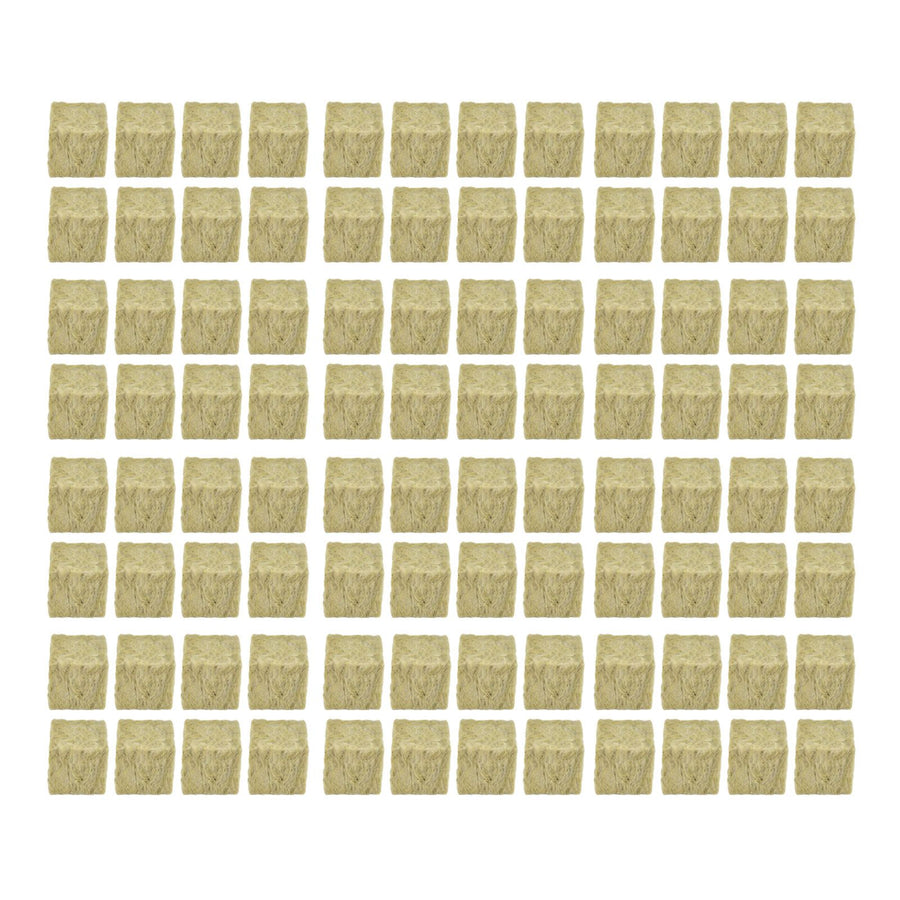 96PCS Plant Seedling Block Stonewool Grow Block Starter Plugs Garden Seedling Block for Agricultural