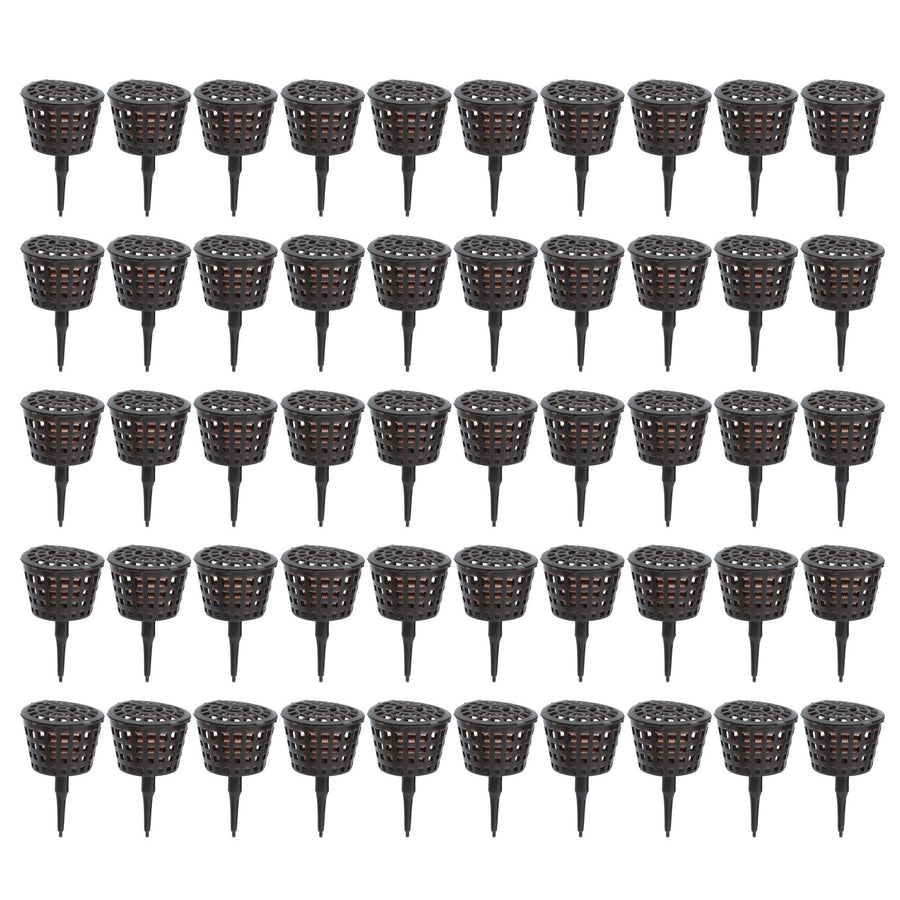 50Pcs Fertilizer Basket Plastic Sturdy Durable Planting Fertilization Box for Potted Plants Home Balconies Garden