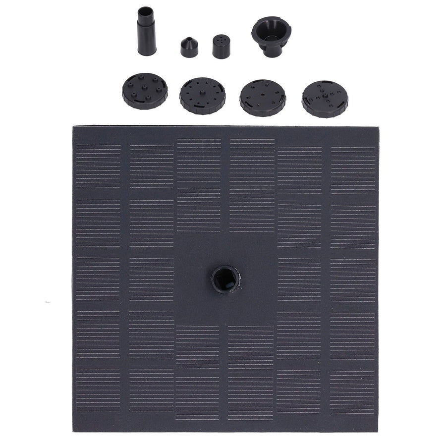 Solar Water Pump Monocrystalline Silicon Square Floating Outdoor Waterscape Fountain 7V 1.4W