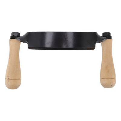 Draw Knife Wooden Handle HRC 30 Durable Tungsten Steel Curved High Sharpness Draw Shave Knife for Log Wood Furniture 8in