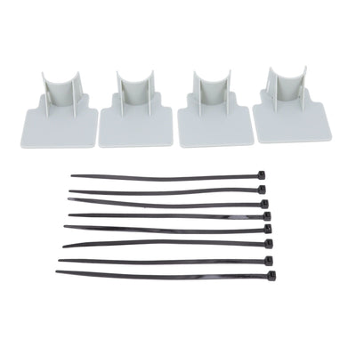Swimming Pool Pipe Holders Adjustable Design Sturdy ABS Easy Installation Swimming Pool Hose Support Brackets Gray
