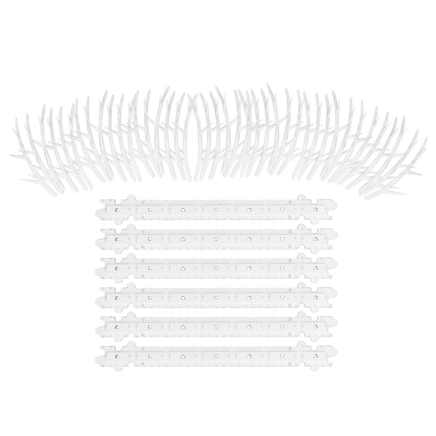 30cm Bird Deterrent Spikes Plastic Bird Repellent Spikes for Fence Roof Mailbox Window