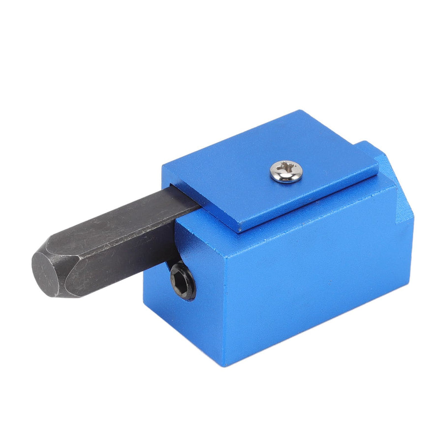 Woodworking Right Angle Corner Chisel Square Recessed Hinge Door Lock Recess Corner Wood Chiseling Tool Blue