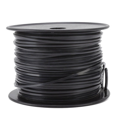 3.3mm/0.13in Square String Trimmer Line High Efficiency Nylon Black Grass Trimmer Line Replacement for Husqvarna 100m/328.1ft