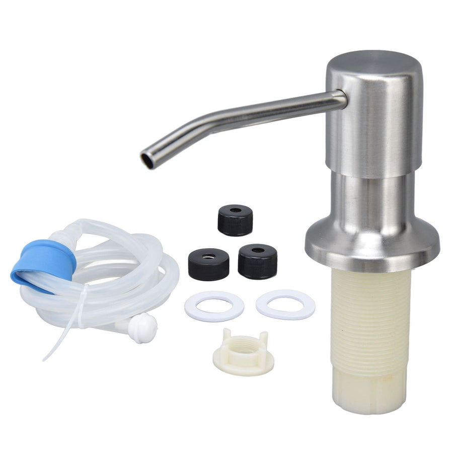 Soap Dispenser Liquid Pump Head Built In Sealed with Extension Tube for Counter Sink
