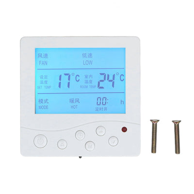 Central Air Conditioning Thermostat Reliable Anti Interference Smart LCD Thermostat for Home 220V