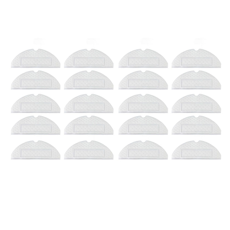 20pcs Sweeping Robot Disposable Mop Pads Mopping Cloth Replacement Cleaning Pads for Xiaomi Roborock S7