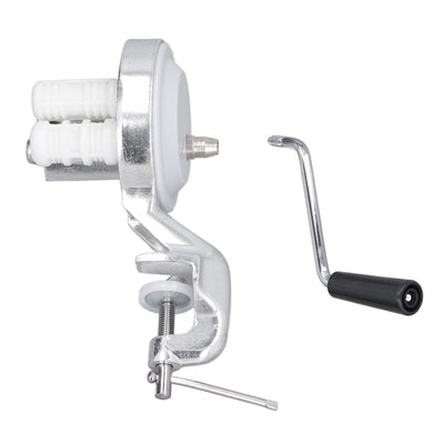 Manual Macaroni Maker Aluminium Alloy Silver Portable Hand Cranking Noodles Pressing Machine for Kitchen Restaurant