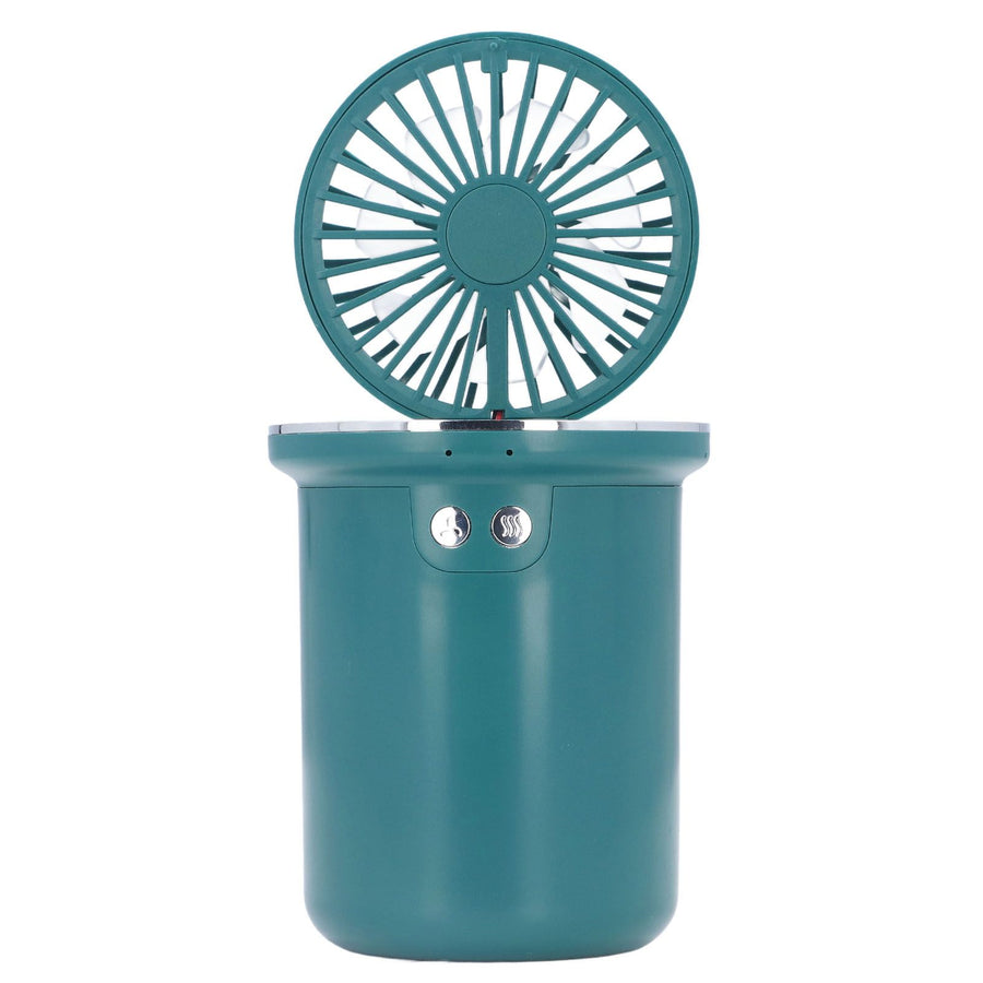 5V 5W Fan Humidifier 2 in 1 Desktop Humidifiers USB Charging 35ML Fog Output 280ml Multifunctional Fan for Desktop Office