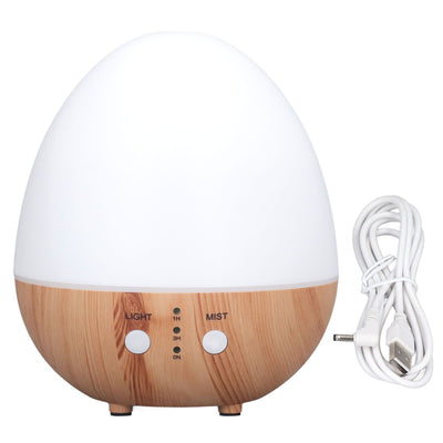 250ml Essential Oil Diffuser Automatic Shut Off 35db Low Noise USB Powered Wooden Humidifier with Night Light for Bedroom